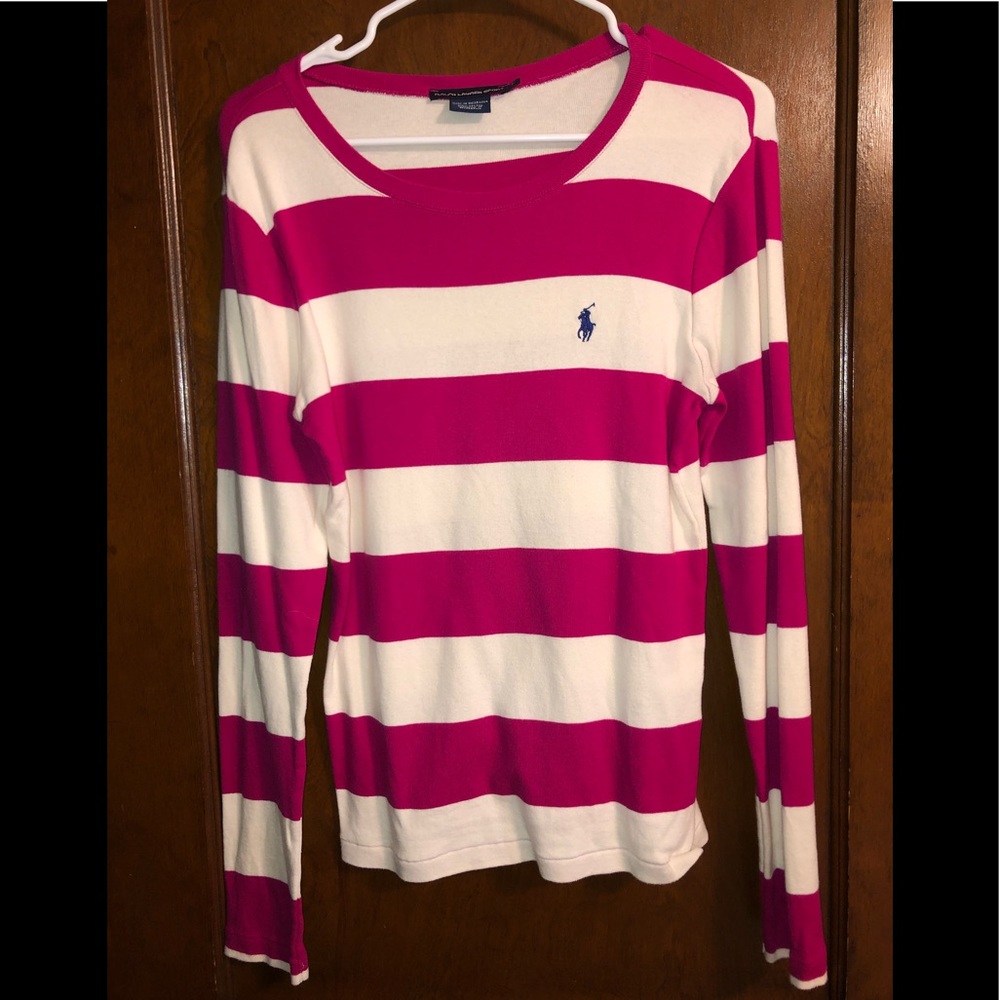 SOLD Ralph Lauren sport long sleeve striped tee